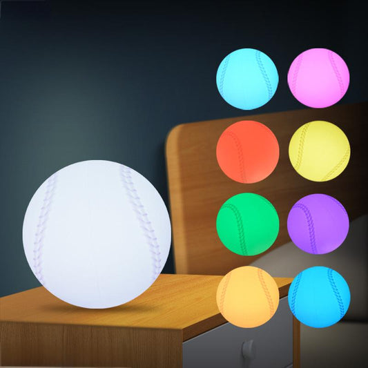 Tennis ball silicone night light